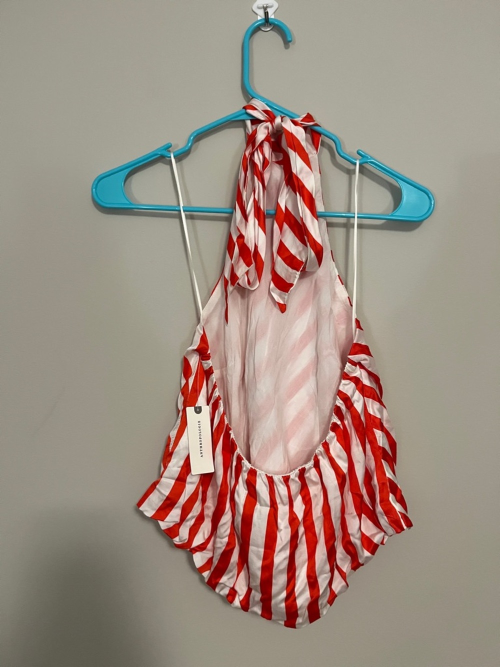 Super cute silk halter top